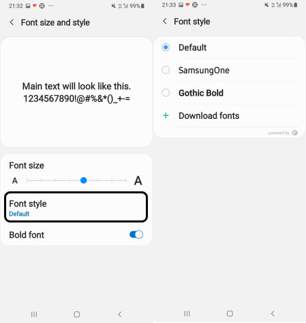 Want A New Look Add Custom Fonts To Any Samsung Galaxy